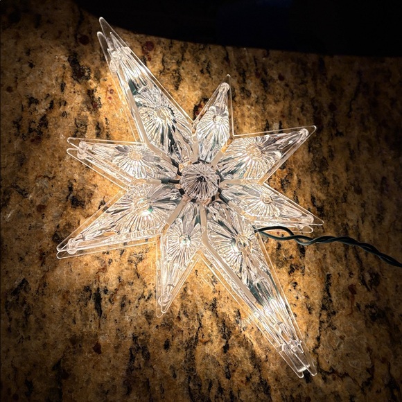 Silver Star Tree Topper - Picture 3 of 3